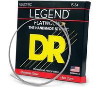 Dr Handmade Legend Polished Flat Wound Electric Guitar strings13 - 54