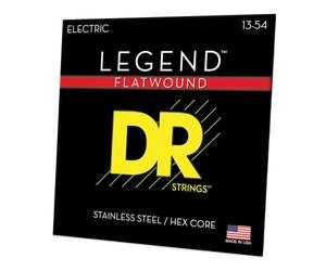Dr Handmade Legend Polished Flat Wound Electric Guitar strings13 - 54