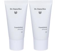 Dr. Hauschka Foundation Tonalità 02 Almond Set da 2 2x30 ml Make up