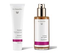 Dr. Hauschka Shampoo + Dr. Hauschka Lozione per Capelli 1 pz Set