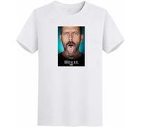 Dr.House Everybody Lies Feel Better TV Series Present t Shirt for Men Short Sleeve t-Shirts Oversized Tees Tops Men's Clothing T-Shirt White XXL