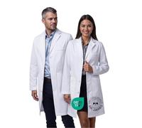 Dr. James Camice Premium da Uomo, Multitasche, Vestibilità Su Misura, Chiusura a Bottoni (2XL)