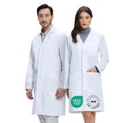 Dr. James Camice Premium Unisex 100% Cotone per Uomini e Donne, Tasche per Telefono e Tablet, Vestibilità Classica, Chiusura a Scatto (3XL (Uomo 3XL / Donna 4XL))