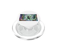 Dr Jekyll e Mr Hyde Split Face Trasformazione horror PopSockets PopGrip per MagSafe