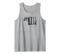 Dr. Jekyll Mr. Hyde Cool Graphic Text Design T-Shirt Canotta