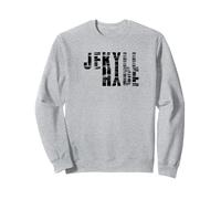 Dr. Jekyll Mr. Hyde Cool Graphic Text Design T-Shirt Felpa