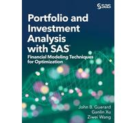 Dr. John B. Gue Portfolio and Investment Analysis with SAS: Financia (Tascabile)