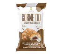 DR.KETO CORNETTO RIPIENO CON CREMA AL CACAO - Cornetto Chetogenico Con attivatore Chetosil™ a base di Olio MCT (Box da 10 pezzi da 45g)
