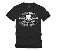 Dr.King Schultz - Maglietta dentista Dentist Django Piercing Psychobilly Jonny Ace Hot Rod Unchained Nero M