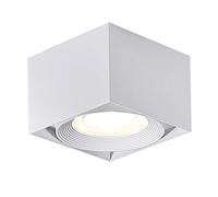 Dr.lazy 10W LED Spot light Faretti da soffitto,Faretto Lampada,plafoniera faretto,Lampade da soffitto,Faretto Orientabili,Faretti da muro,10x10x7CM (Bianco-4000K)