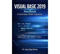 Dr Liew Voon Kiong Visual Basic 2019 Handbook (Tascabile)