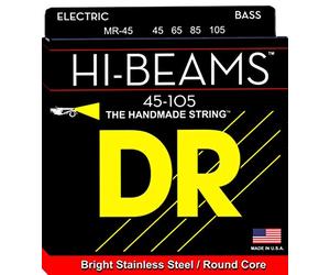 DR LMR-45 Hi-Beams Round Core Bass 4-Strings 45-105 - Set di corde per basso a 4 corde