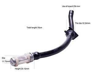 DR. MACHINE Filtro Olio Completo di Tubo per Motosega 25cc 2500