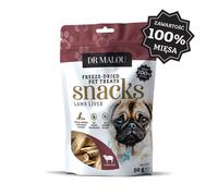 DR MALOU 100% fegato d'agnello liofilizzato 50g snack per cani