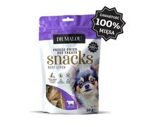 DR MALOU 100% fegato di manzo liofilizzato 50g snack per cani