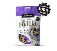 DR MALOU 100% fegato di manzo liofilizzato 50g snack per gatti