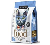 DR MALOU Cibo liofilizzato per gatti con anatra e agnello, 1 kg