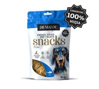 DR MALOU Cubetti di carne 100% di carne di tonno liofilizzata 50g snack per cani