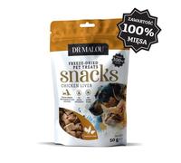 DR MALOU Fegato di pollo liofilizzato 50g snack per cani e gatti
