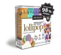 DR MALOU Lollipop Mixed Flavor Lecca-lecca liofilizzati alla carne per gatti 25 g (15 pezzi)