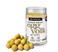 DR MALOU Tuorlo di quaglia liofilizzato 100g snack per cani e gatti