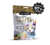 DR MALOU Waffle Mixed Flavor Waffle liofilizzati al pollo per gatti, 60 g