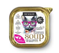 DR MALOU Zuppa liofilizzata Pollo con mirtilli Urinary 12g cibo umido per gatti