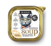 DR MALOU Zuppa liofilizzata Pollo con tuorlo 12g cibo umido per gatti
