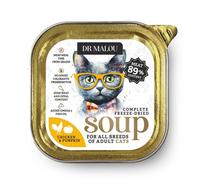 DR MALOU Zuppa liofilizzata Pollo con zucca 12g cibo umido per gatti