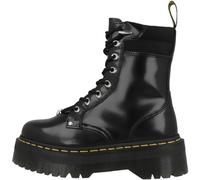 DR MARTENS 10 Eye Boot, Anfibi Donna, Black Buttero & Black 100% Recycled da PK Mesh, 36 EU
