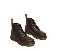 Dr. Martens Stivaletto stringato marrone scuro / giallo, Taglia 37