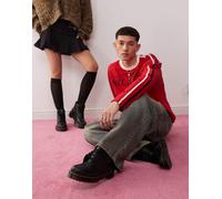 Dr. Martens - 101 Bex - Stivaletti unisex neri in pelle liscia con 6 occhielli-Nero 47
