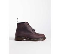 Dr. Martens - 101 - Stivali a 6 occhielli marrone scuro Crazy Horse 41