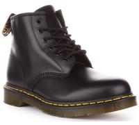 DR MARTENS 101 Unisex Liscio Stivaletto IN Pelle IN Nero UK 3 - 11