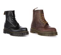 DR MARTENS 1460 Bex Crazy Horse Core 8 Caviglia Unisex Stivale Marrone Scuro 3 -