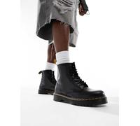Dr. Martens - 1460 Bex - Stivali unisex a 8 occhielli neri lisci-Nero 43