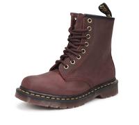 Dr. Martens 1460 Crazy Horse Bordeaux - Donna Scarpe Stivali E Stivaletti