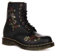 DR MARTENS 1460 Marcito Rosa IN Pelle Con Lacci Donna Stivaletto Nero EU 36-42
