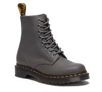 Dr. Martens, 1460 PASCAL, Scarpe Anfibio Moda Fashion Pelle VIRGINIA (GUNMENTAL (GRIGIO), Sistema Taglie Calzature EU, Adulto, Numero, Media, 37)