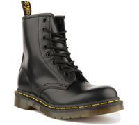 Dr.Martens 1460 pelle Liscia 8 Occhiello Donna Stivale IN Nero Taglia UK 3 - 12