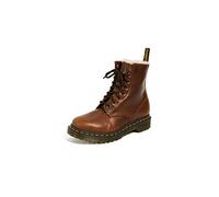 DR MARTENS 1460 SERENA BUTTERSCOTCH ORLEANS MARRONE CUOIO INTERNO IN PELLICCIA