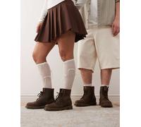 Dr. Martens - 1460 - Stivali a 8 occhielli marrone scuro Crazy Horse 41