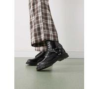 Dr. Martens - 1460 Harness Nero - Stivaletti e tronchetti 38 Nero