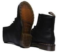 DR MARTENS 1460 Vonda A- Occhio con Lacci Stivali Rosa Ric Donna IN Nero UK 3 -