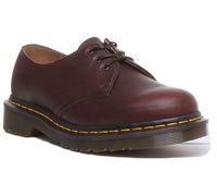 Dr Martens 1461 Abandon Unisex 3 Occhio Pelle Scarpe Scuro Marrone Misura UK 3 -