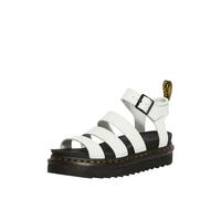 Dr. Martens Blaire Hydro - Sandali Platform In Pelle Bianco - Donna Scarpe