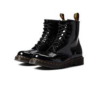 Dr. Martens 1460, Anfibi Donna, Black Patent Leopard Emboss, 37 EU