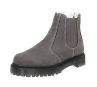 Dr Martens - 2976 Bex - Stivaletti Chelsea grigi con interno in montone-Grigio 38