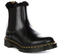 DR MARTENS 2976 Leonore Foderato Chelsea Donna Stivali IN Grigio Scuro EU 36-42