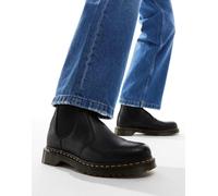 Dr. Martens - 2976 - Stivaletti Chelsea neri con interno in pelliccia-Nero 37